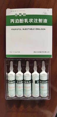 Хорошая цена. Анестетик эмульсии 2078-54-8 FDF наркозное Propofol 20ml вводимое хирургический онлайн